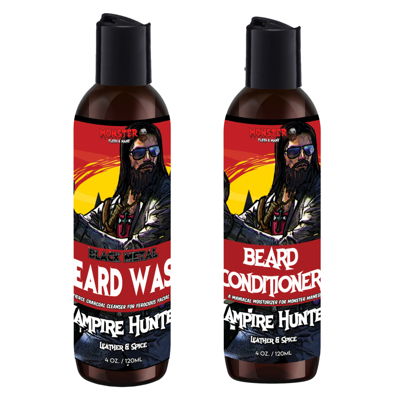 Beard Wash and Beard Conditioner Set