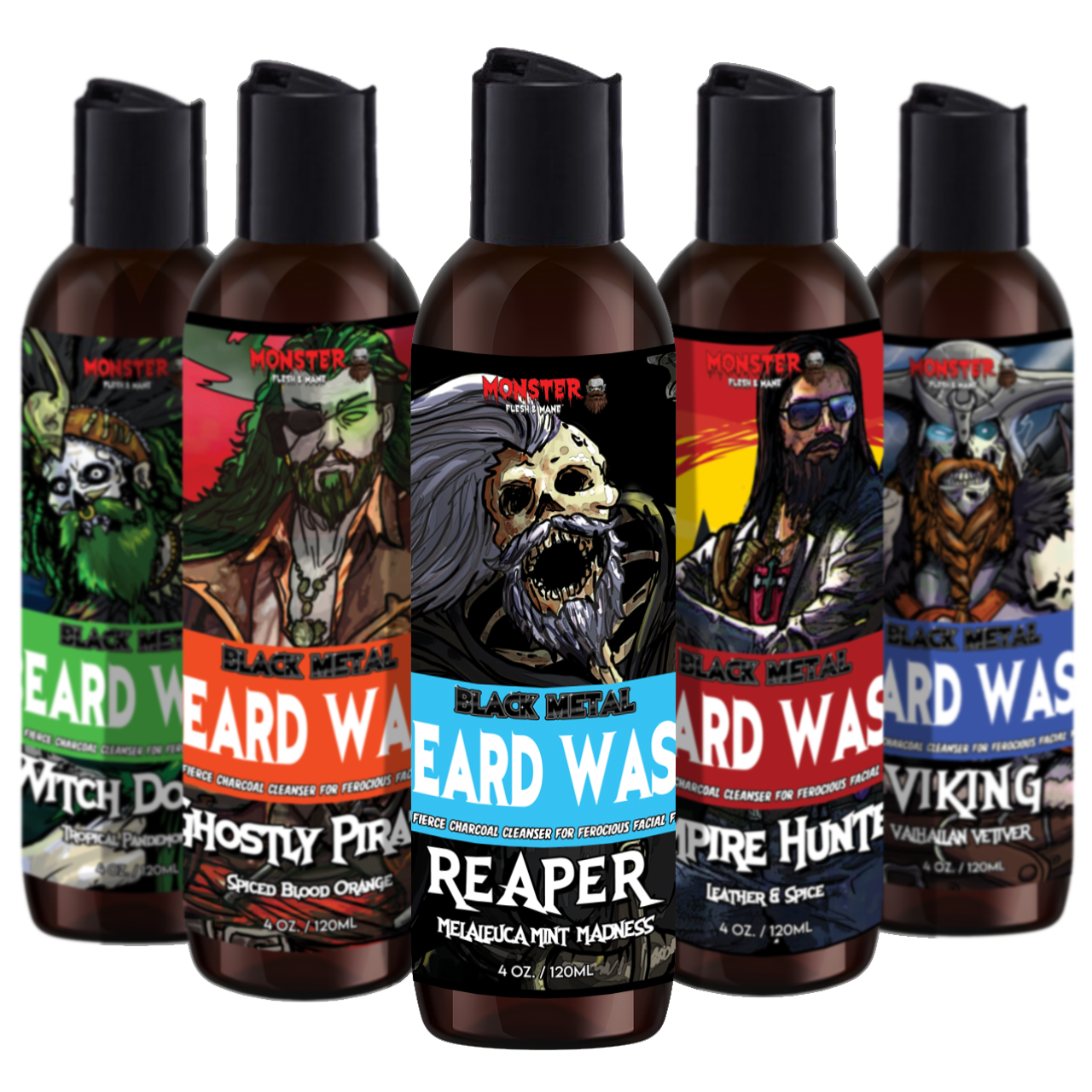 Black Metal Beard Wash