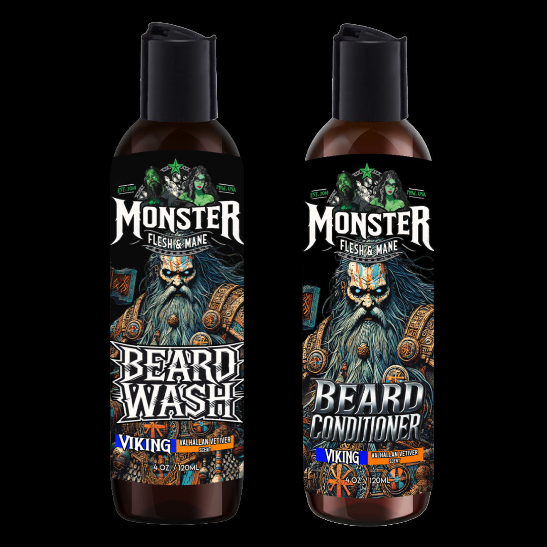 Beard Wash and Beard Conditioner Set