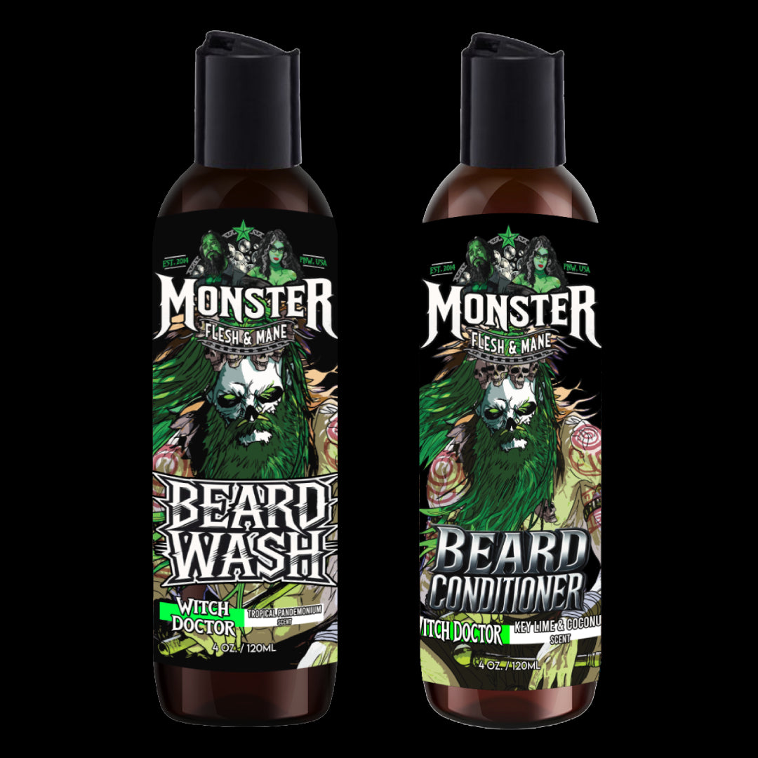 Beard Wash and Beard Conditioner Set