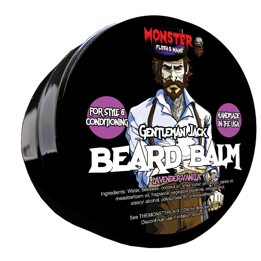 Jack the Ripper Beard Balm - Lavender Vanilla Scent by MONSTER