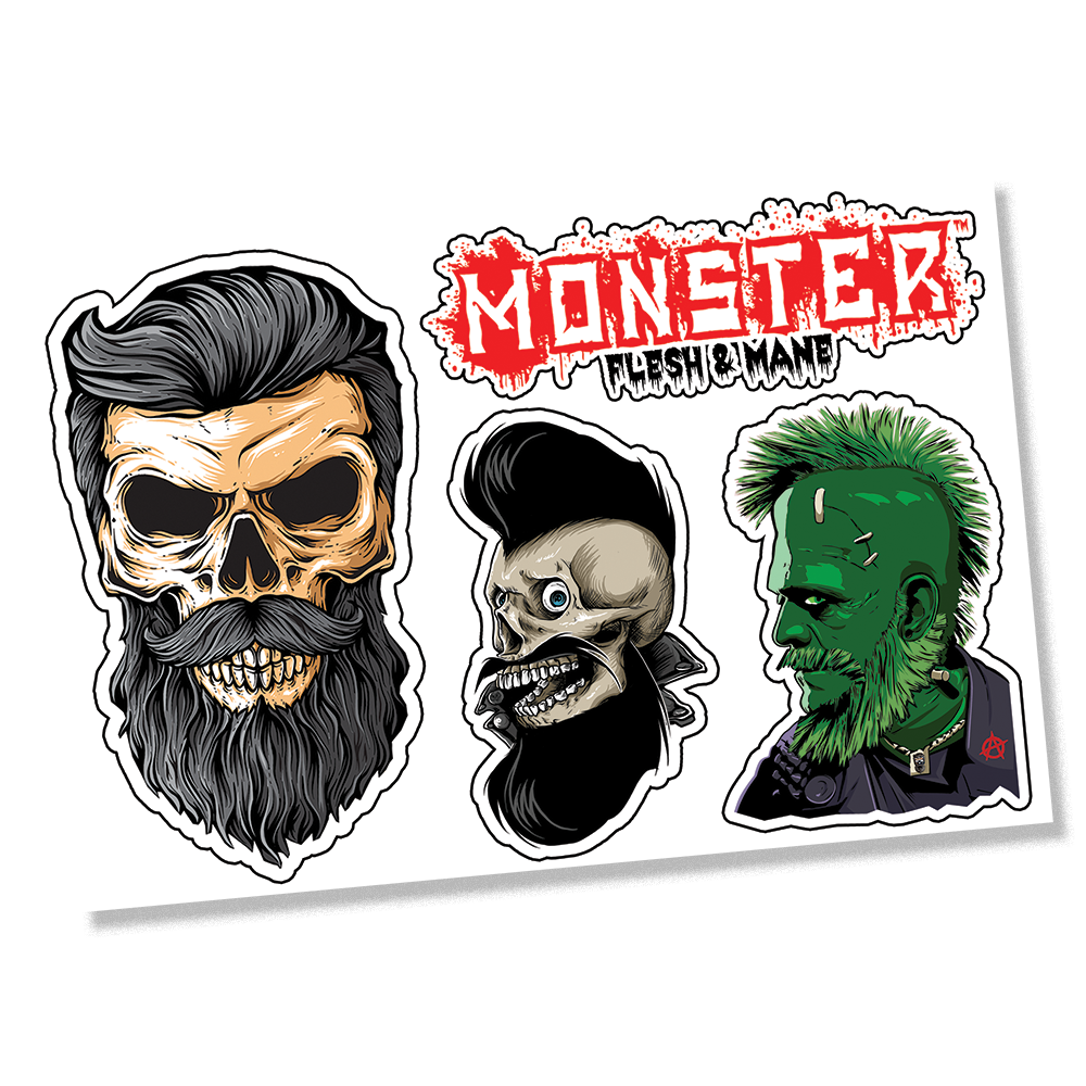 MONSTER 4 Sticker Sheet