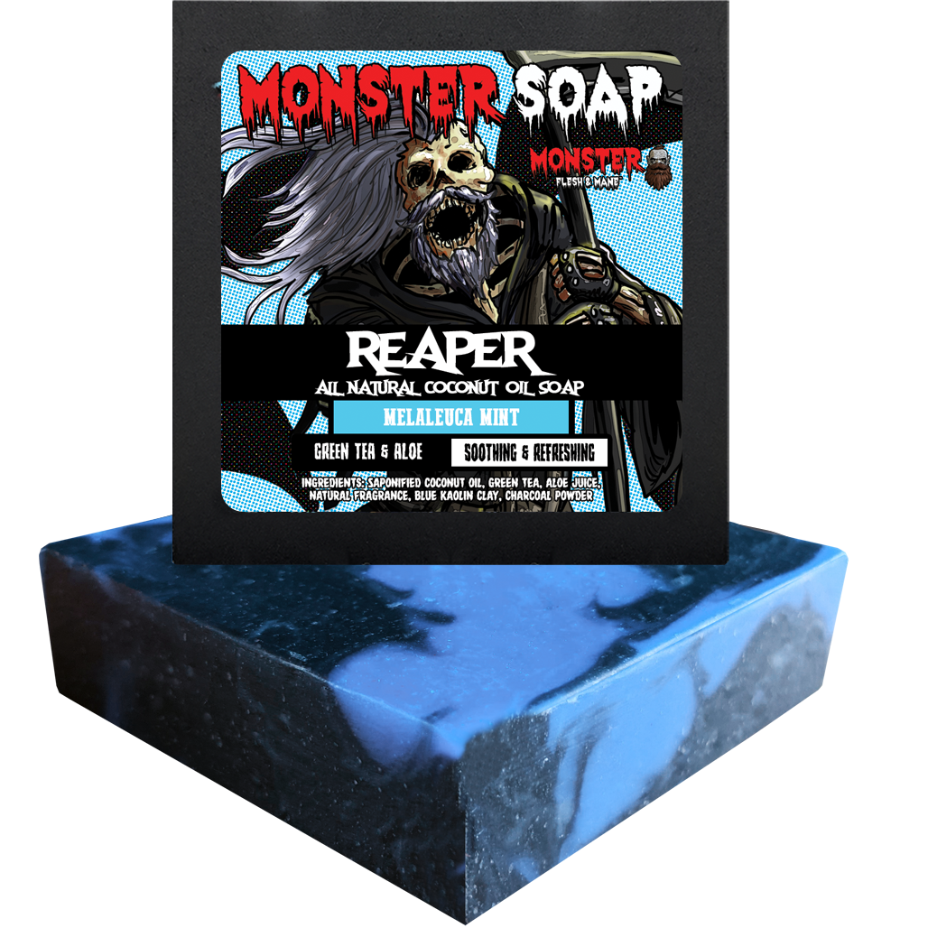 Reaper Monster Soap - Tea Tree Peppermint - Green Tea Aloe