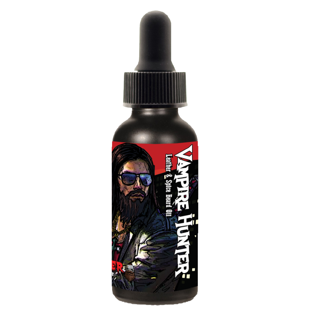 Vampire Hunter Leather and Spice Beard Oil by MONSTER
