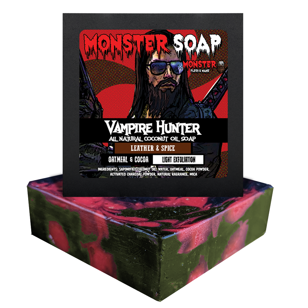 Vampire Hunter Monster Soap - Leather Spice